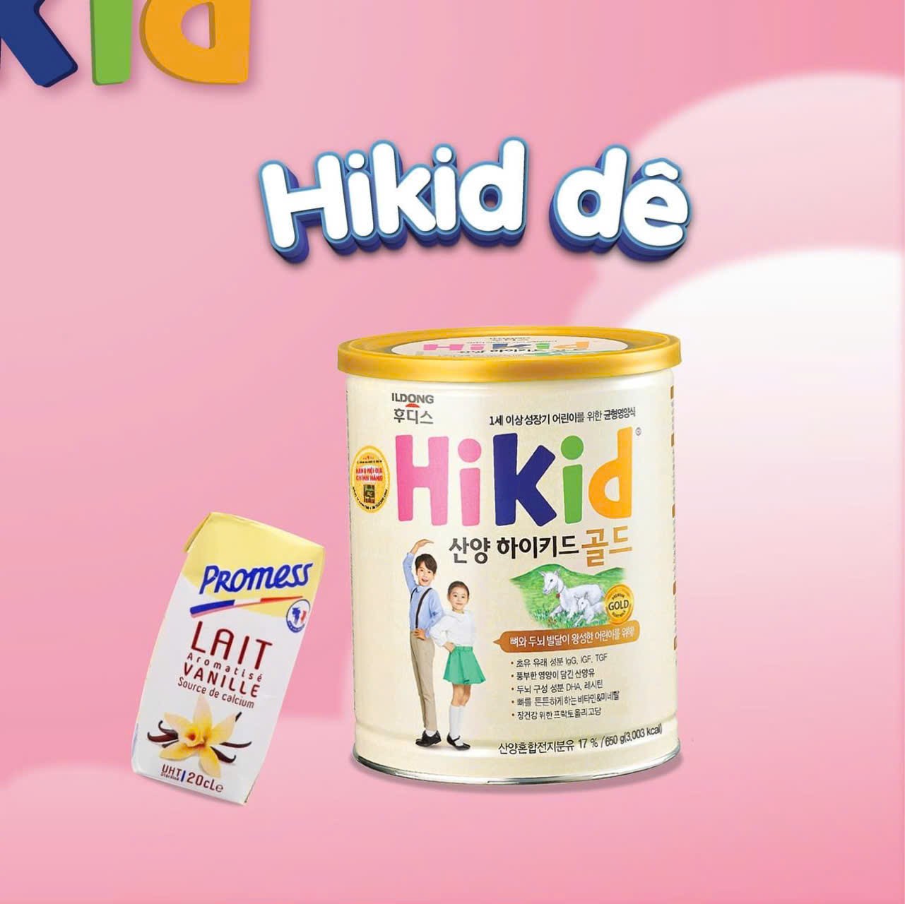 Sữa dê Hikid - hộp 700g